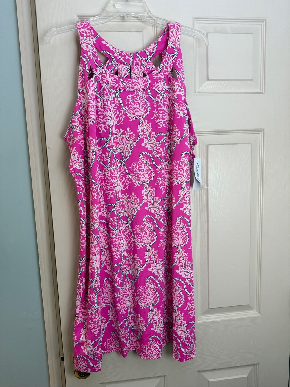 Ladies Lulu B Printed Sleeveless Dress